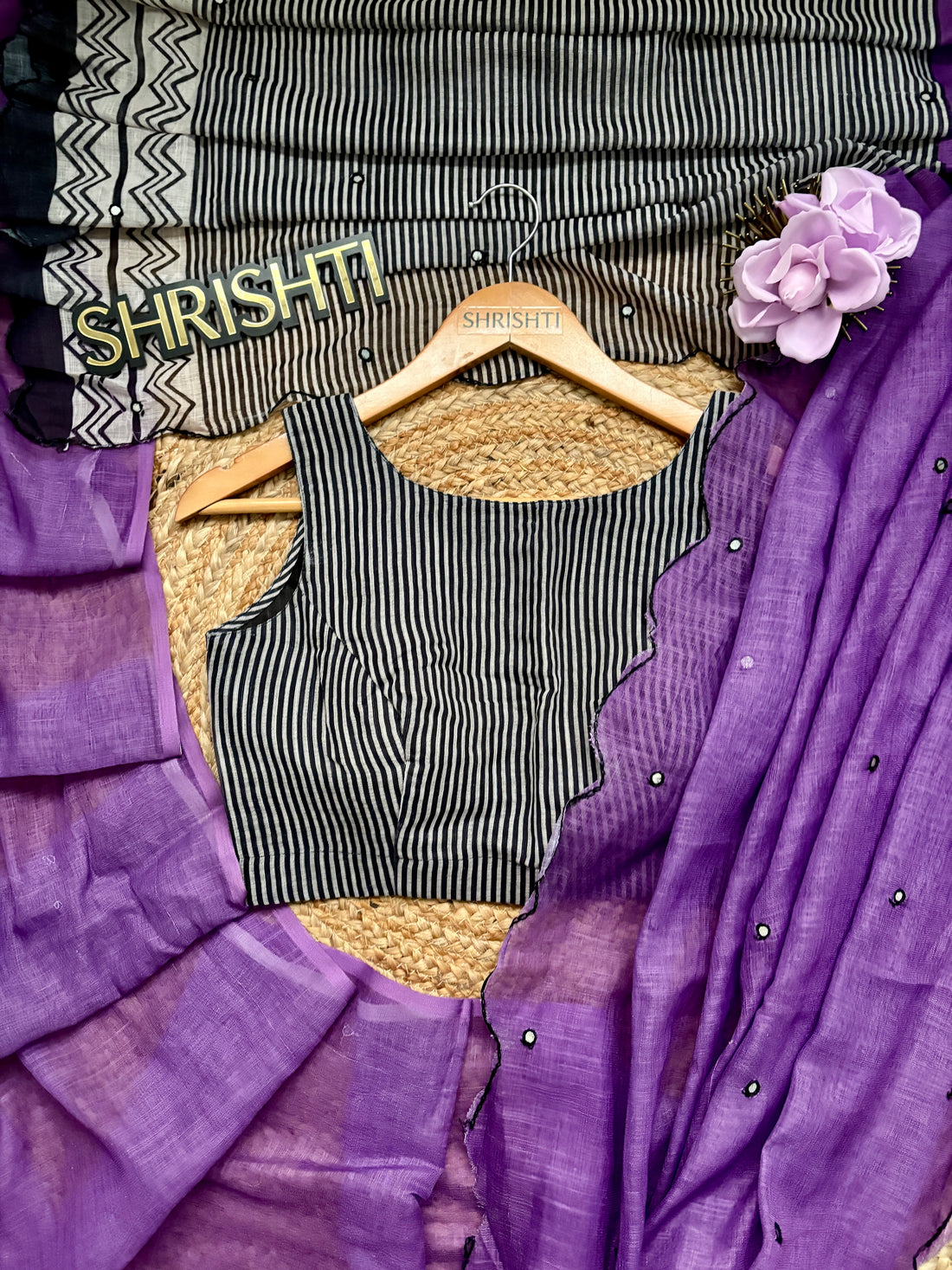 Kayadu3.0- Cotton linen ( Blouse unstitched)