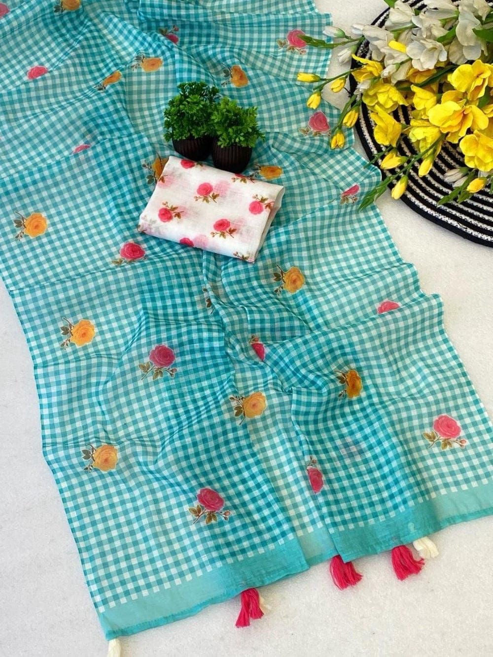 Petal pop combo - Cotton linen
