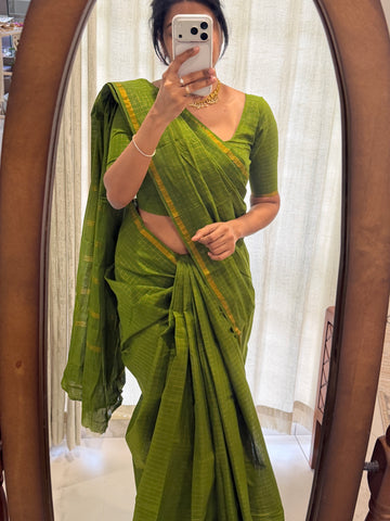 Heritage Checks - Madurai cotton (Unstitched blouse)