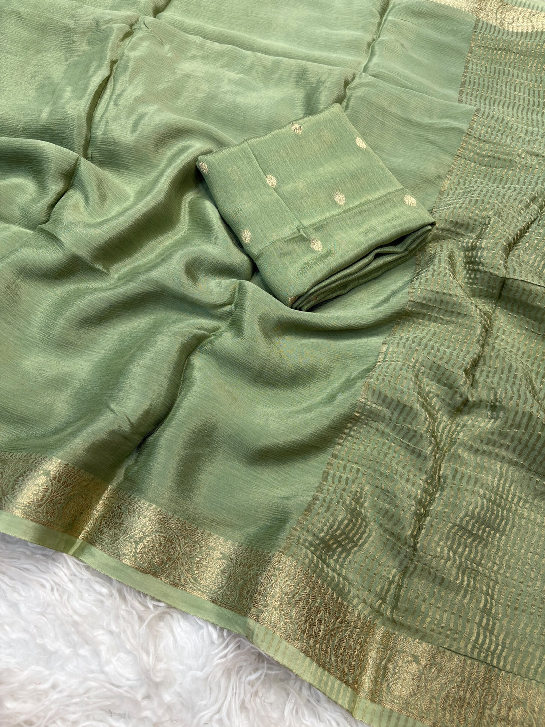 MBS018 - Viscose Chinnon ( Unstitched blouse )