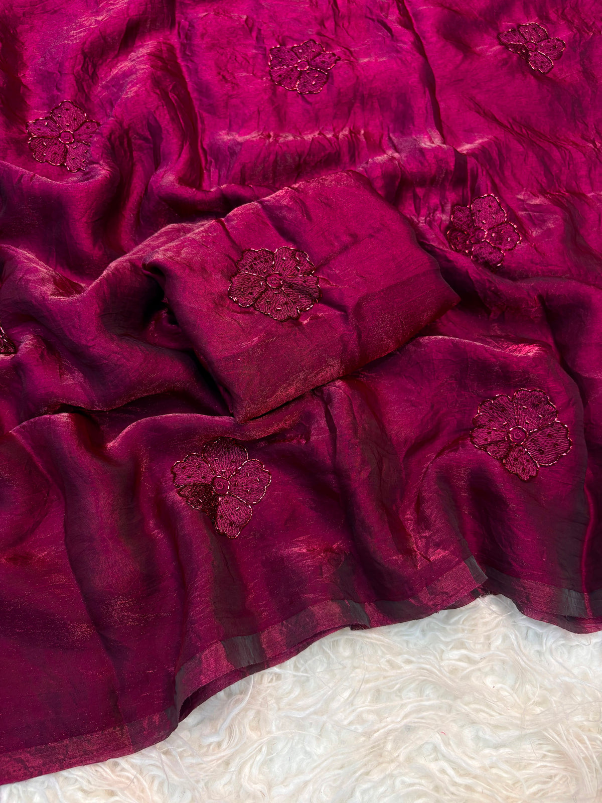 MBS007 - Silk Viscose ( Unstitched blouse )