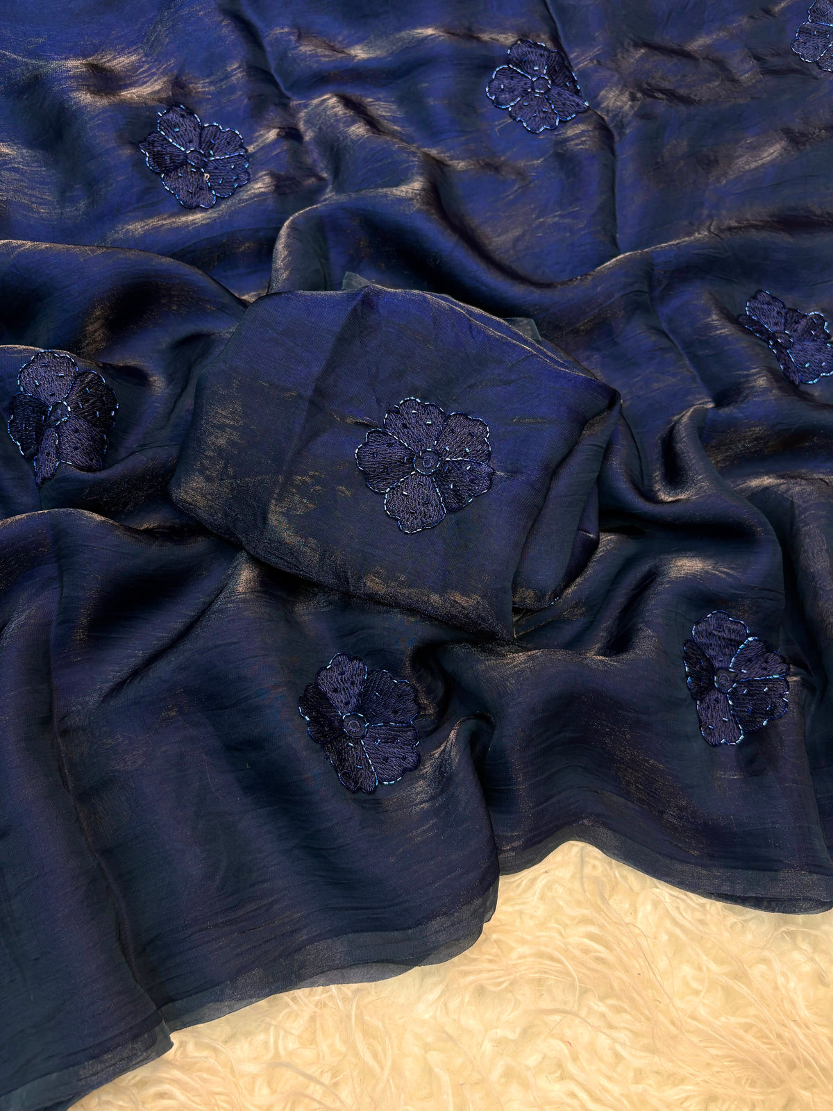 MBS007 - Silk Viscose ( Unstitched blouse )