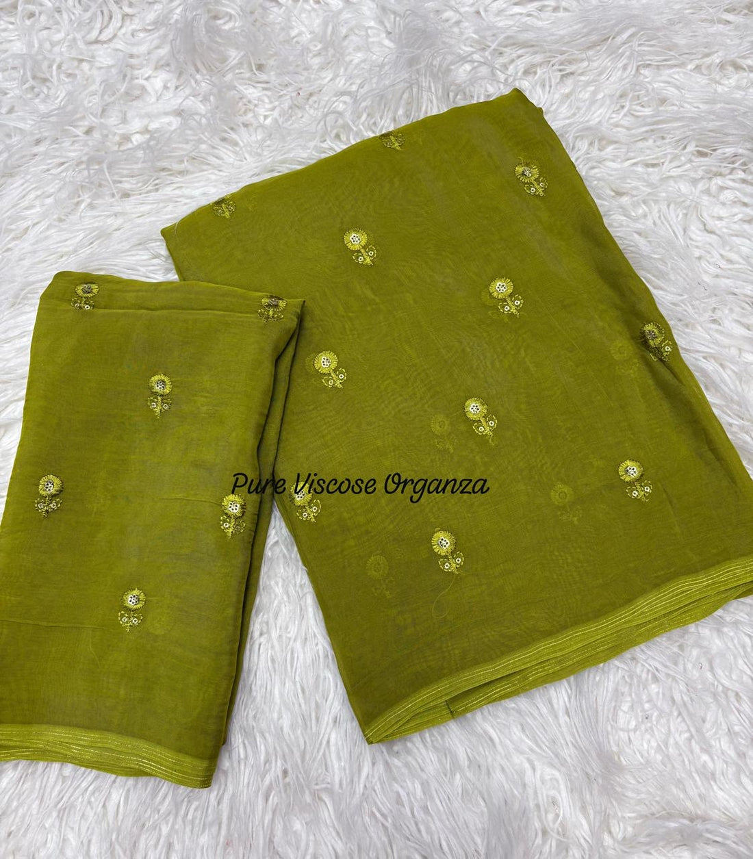 mira mist - pure silk organza