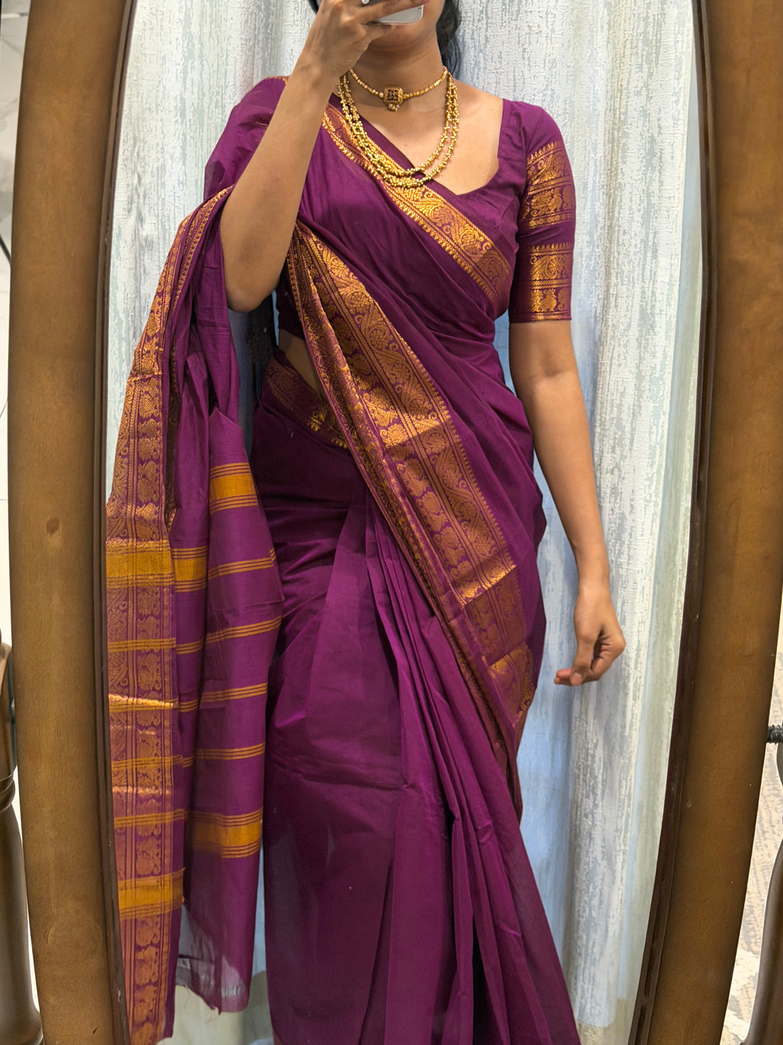 MBS039 - Madurai Cotton ( Unstitched blouse )