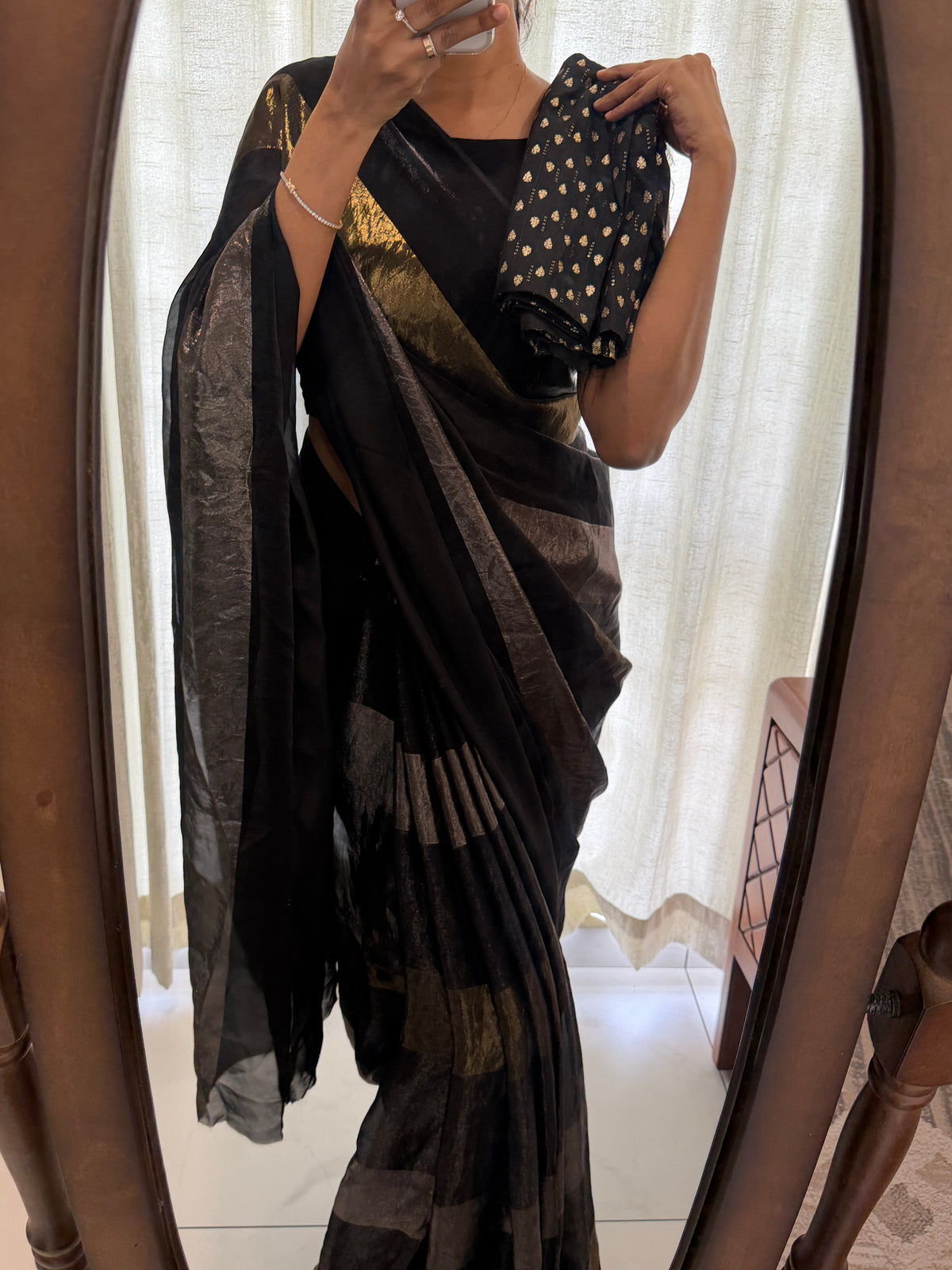 MBS032 - Partywear Sarees ( Unstitched blouse )