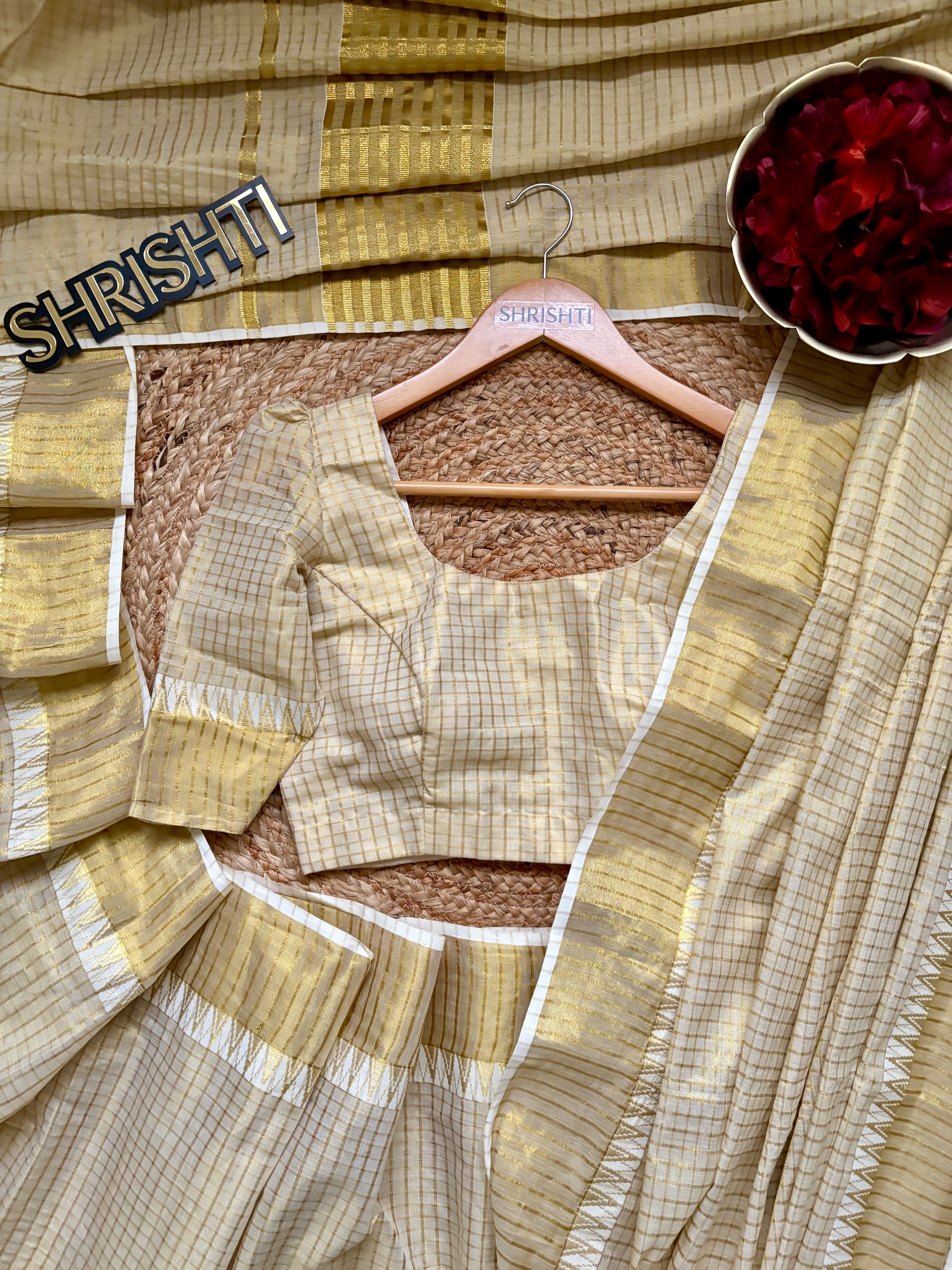 Indira tissue - Kerala saree