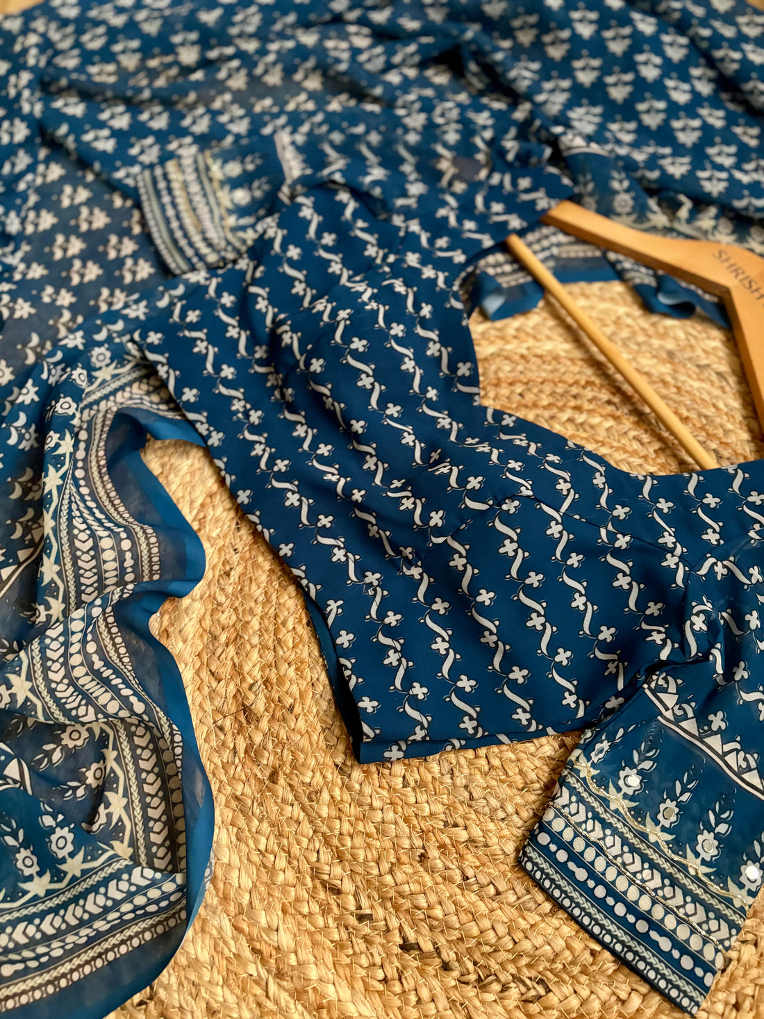 Indigo Georgette