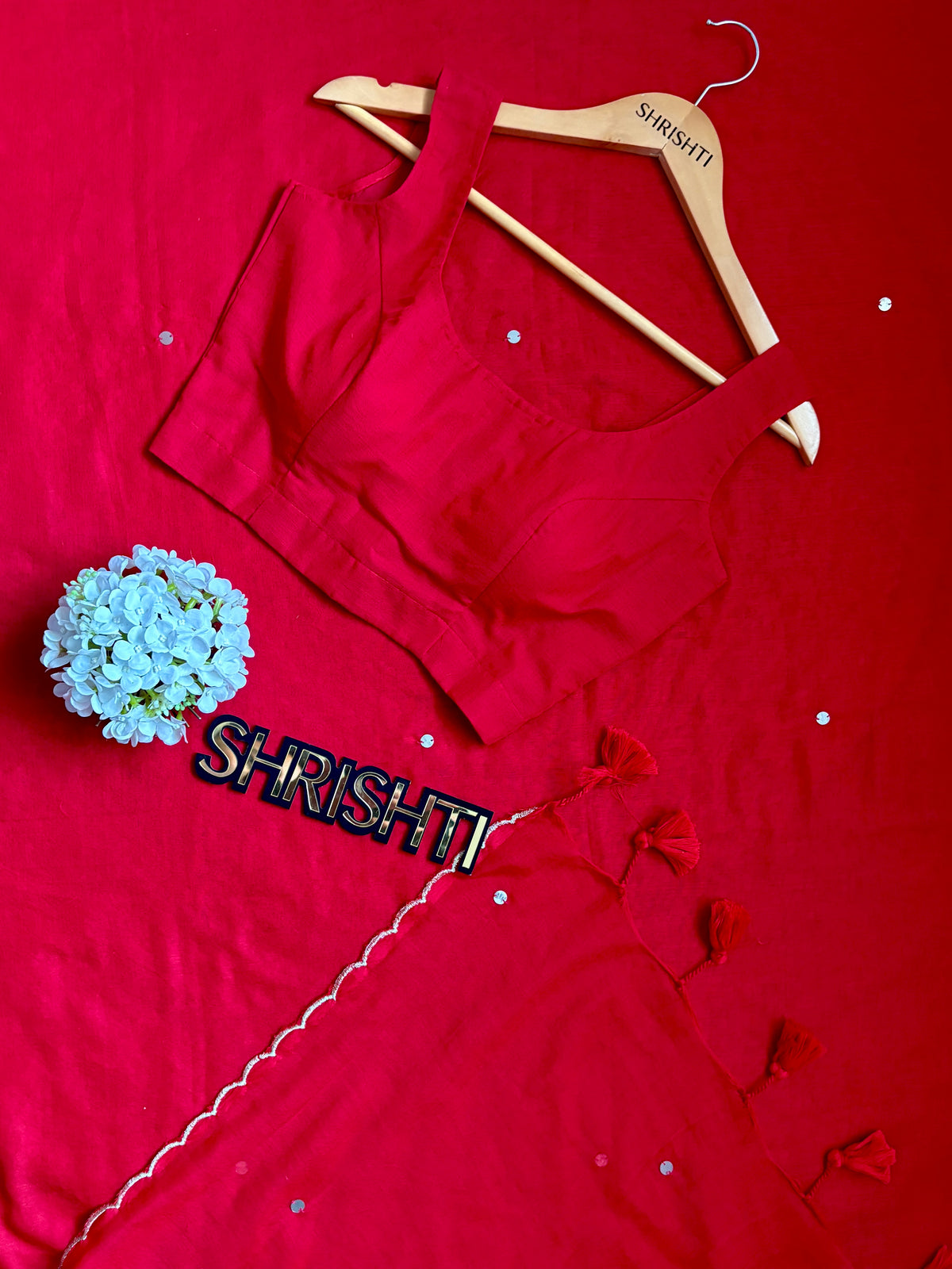 MBS006 - Mul cotton ( Unstitched blouse piece )