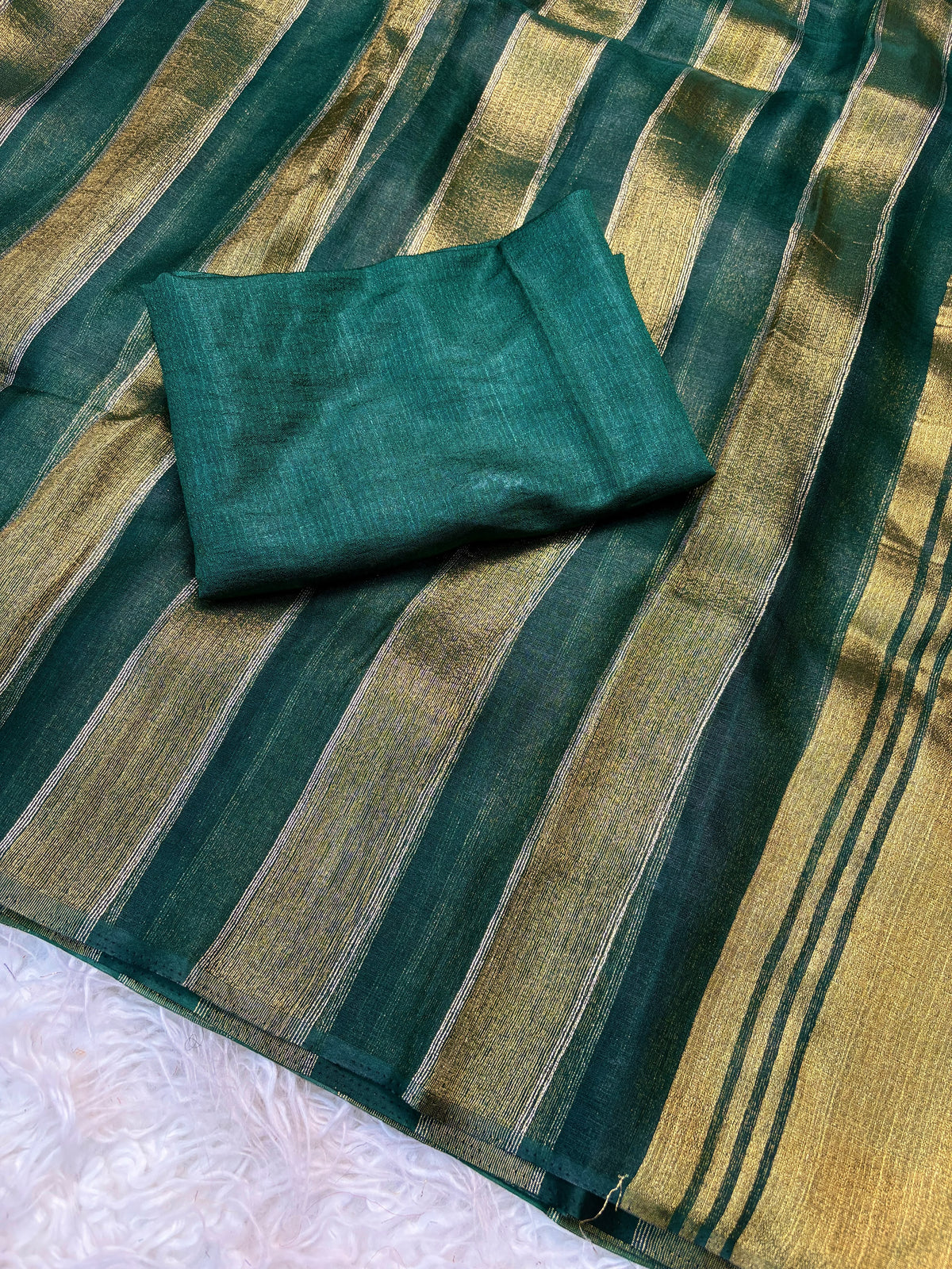 MBS021 - Organza ( Unstitched blouse )