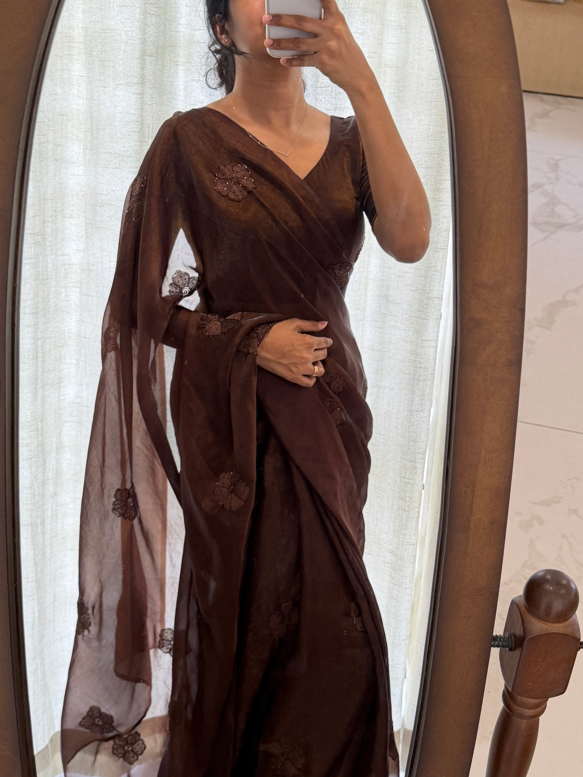 MBS007 - Silk Viscose ( Unstitched blouse )