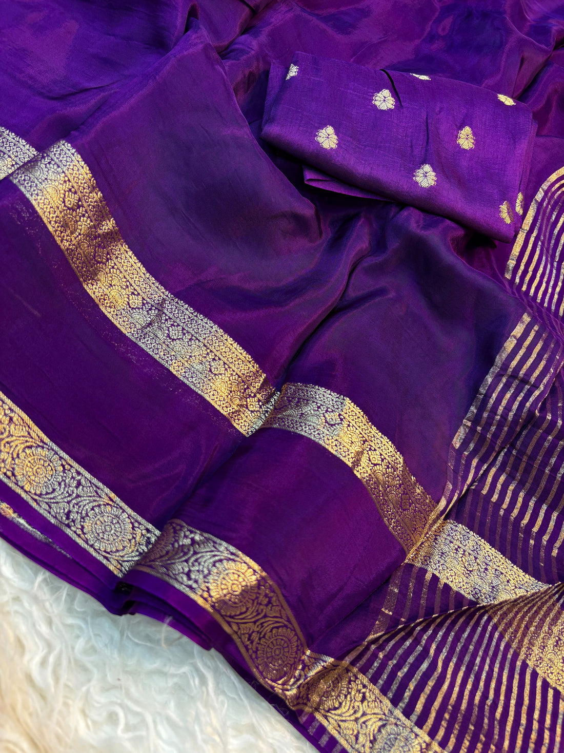 MBS041 - Mysore Viscose crepe (Unstitched blouse )