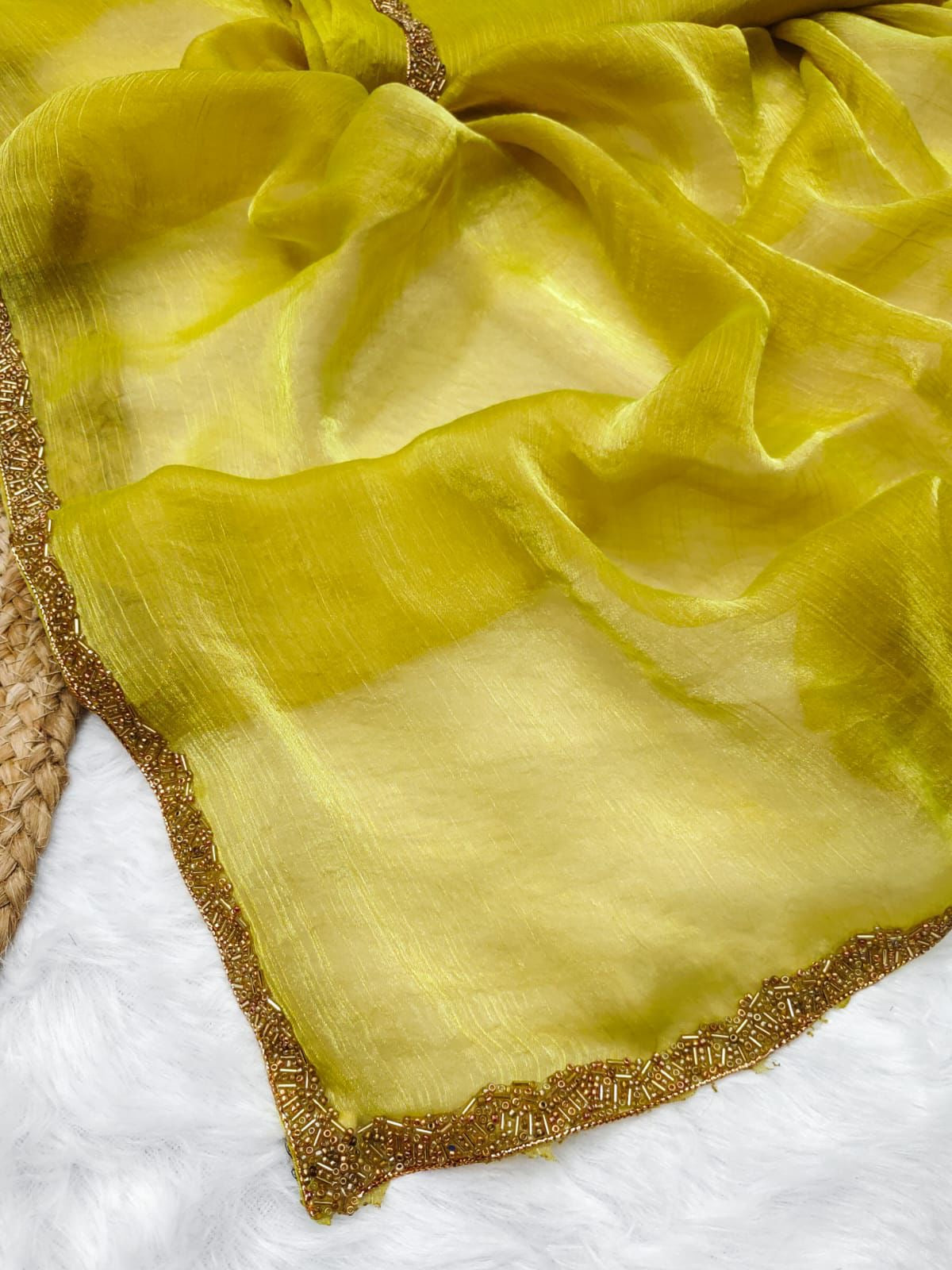 Queen - Metallic Chiffon