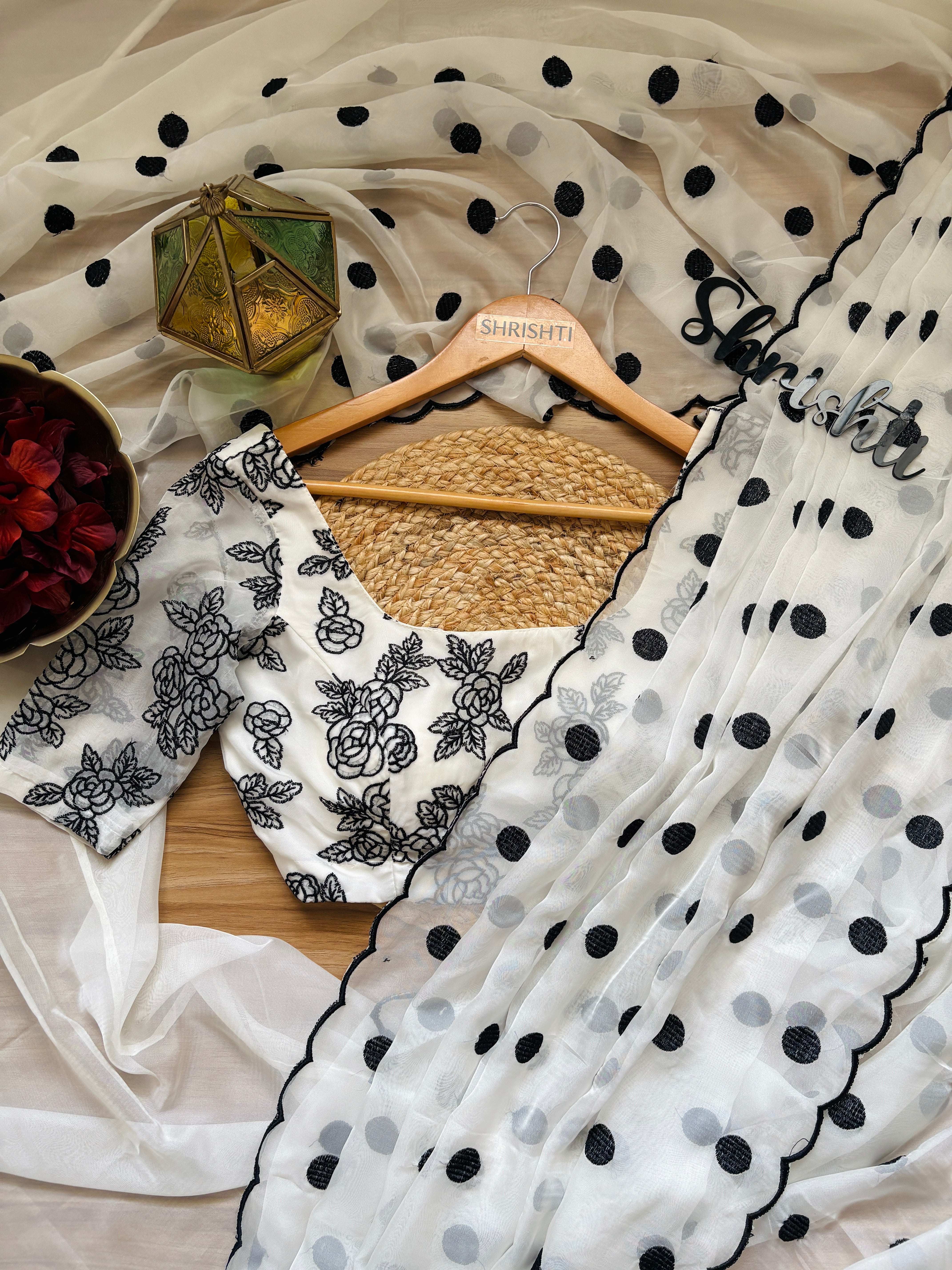 Serene polka - Organza