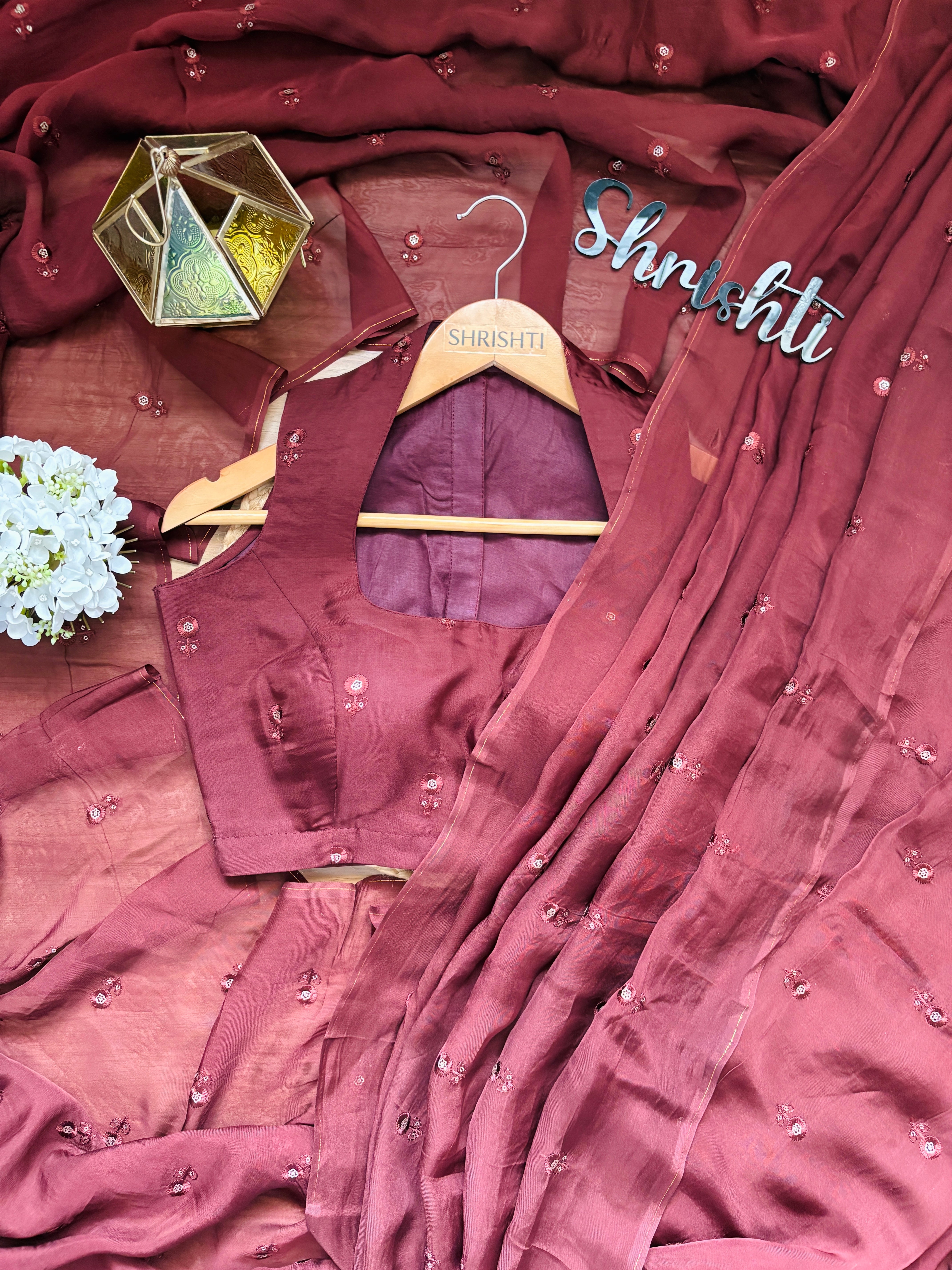 mira mist - pure silk organza