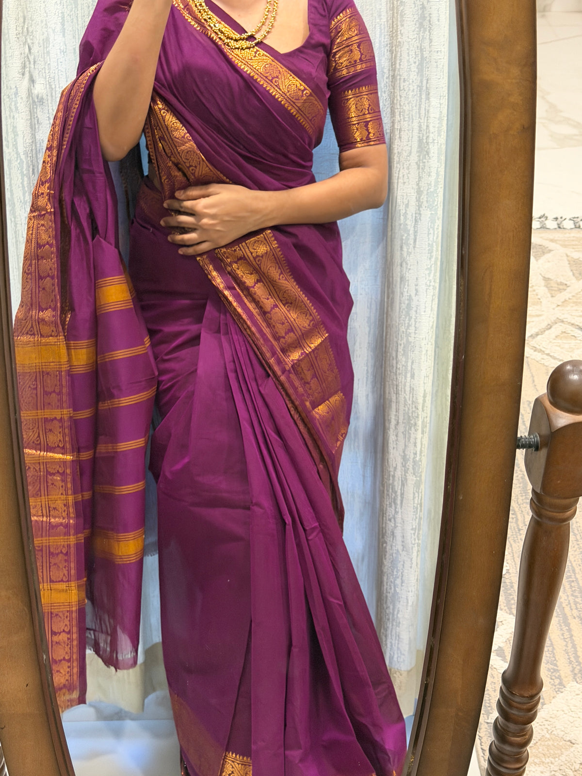 MBS039 - Madurai Cotton ( Unstitched blouse )