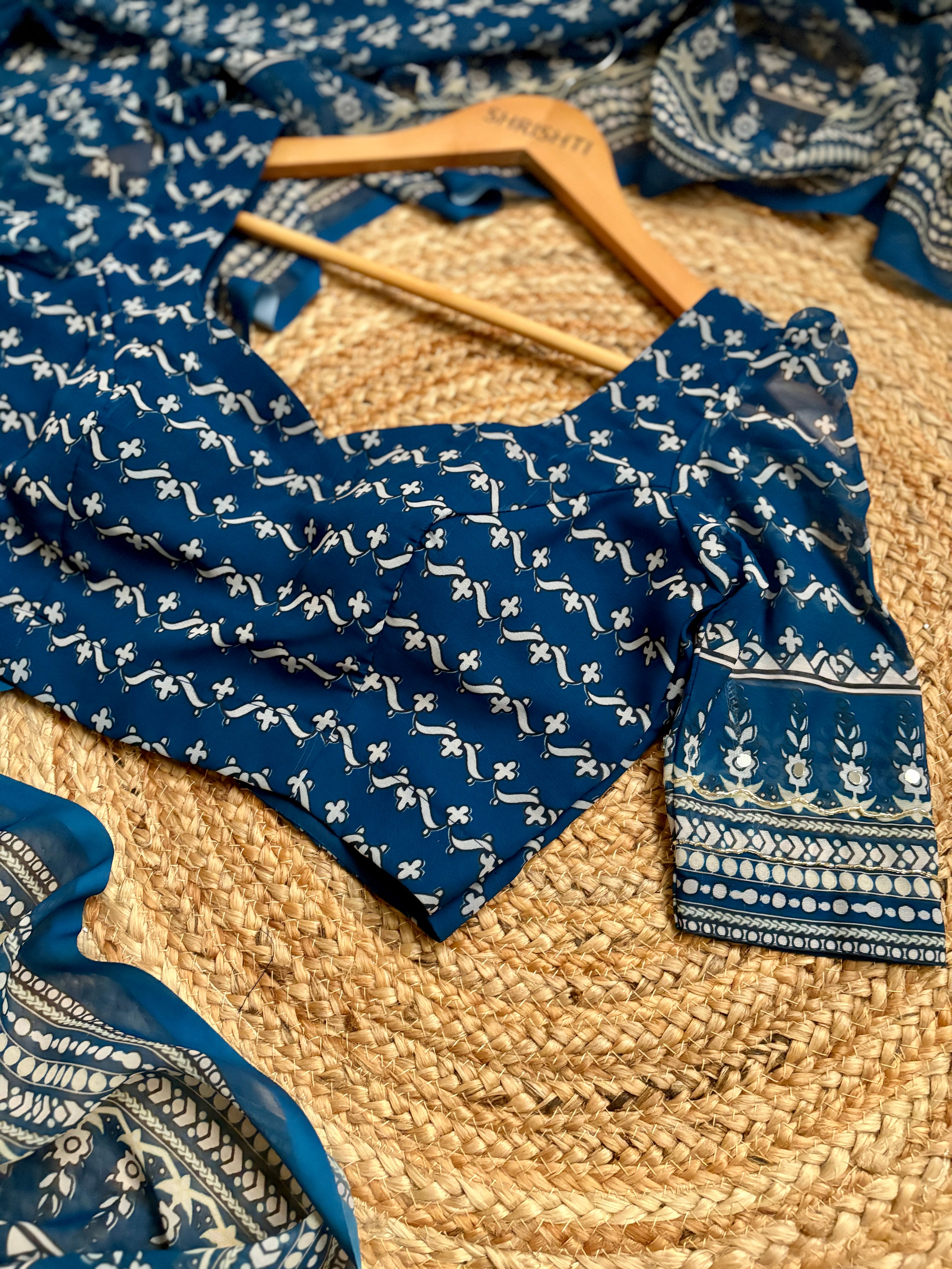 Indigo Georgette