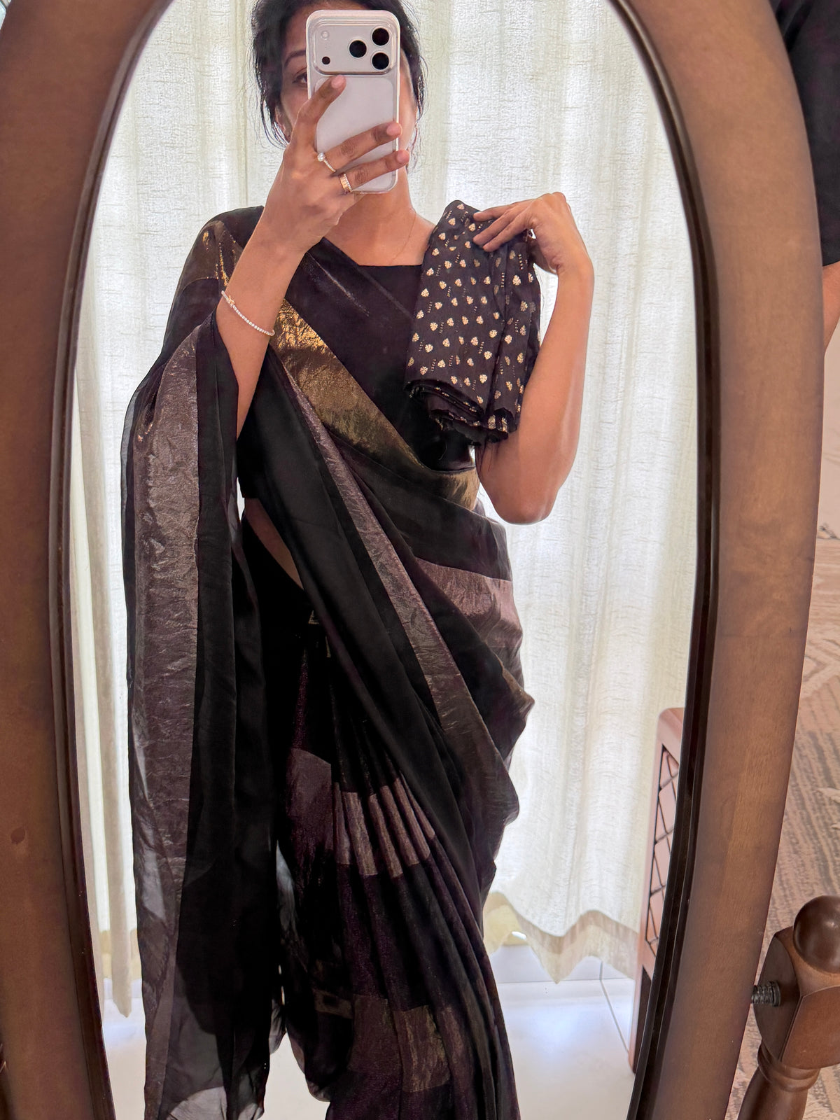 MBS032 - Partywear Sarees ( Unstitched blouse )