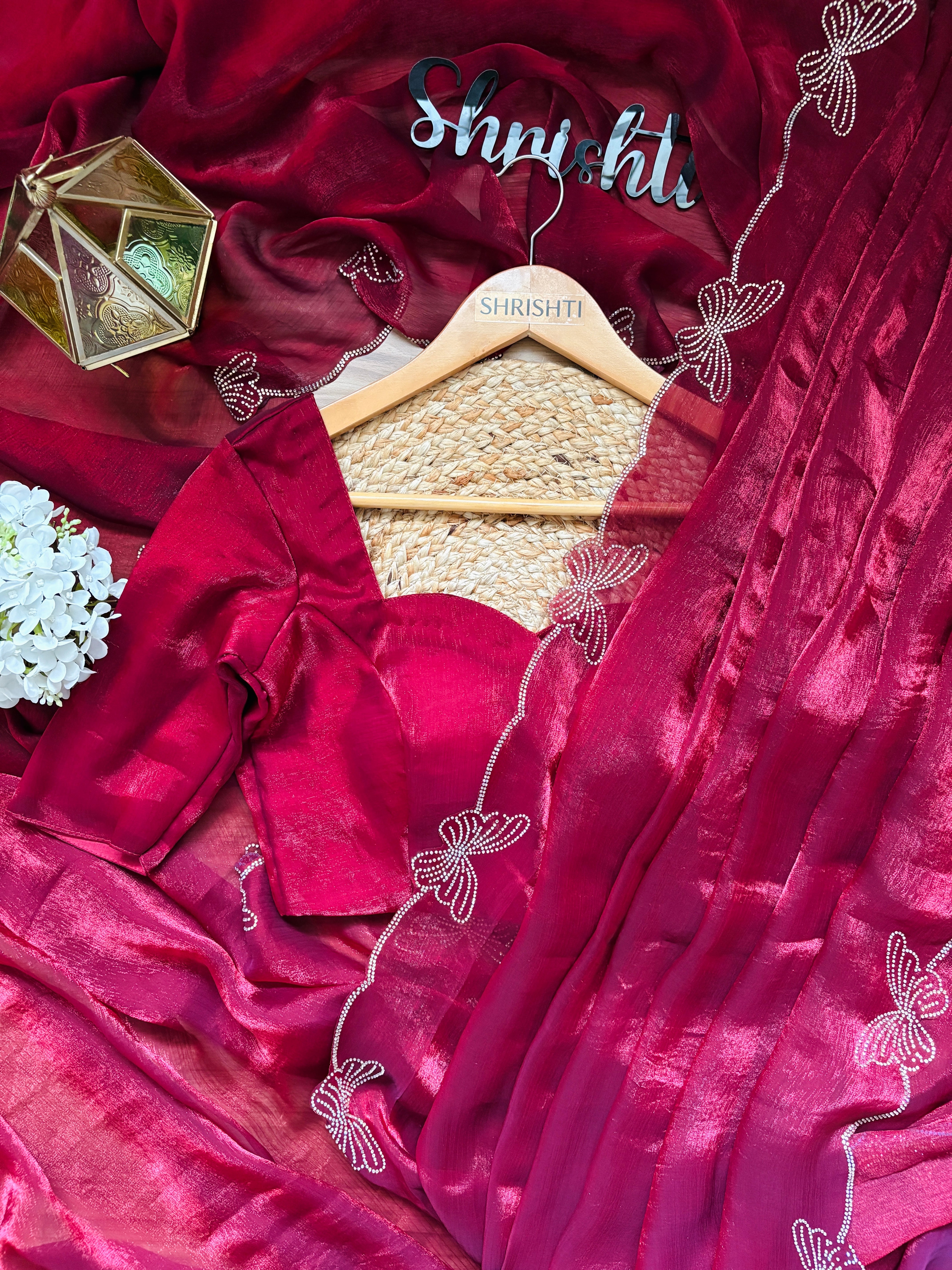 Partywear Chiffon Saree